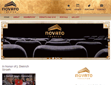 Tablet Screenshot of novatotheater.com